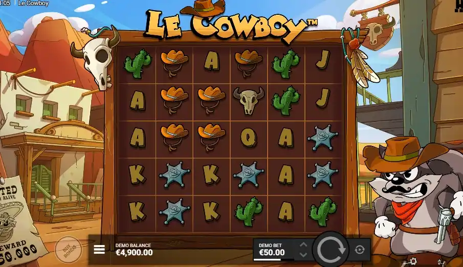 Le Cowboy Slot Overview